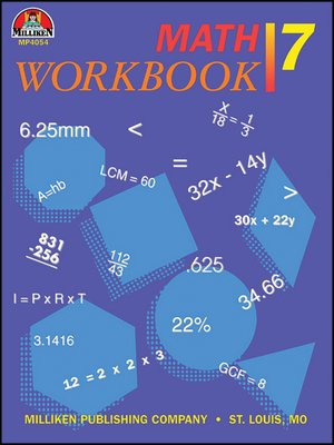 cover image of Math Workbook - Grade 7